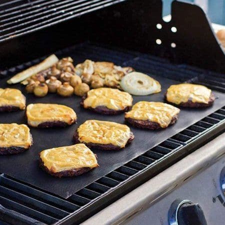 Stycken BBQ Grillmatta Återanvändbar Plåt Matlagning Non-Stick Ugnsfoder Bakplåt