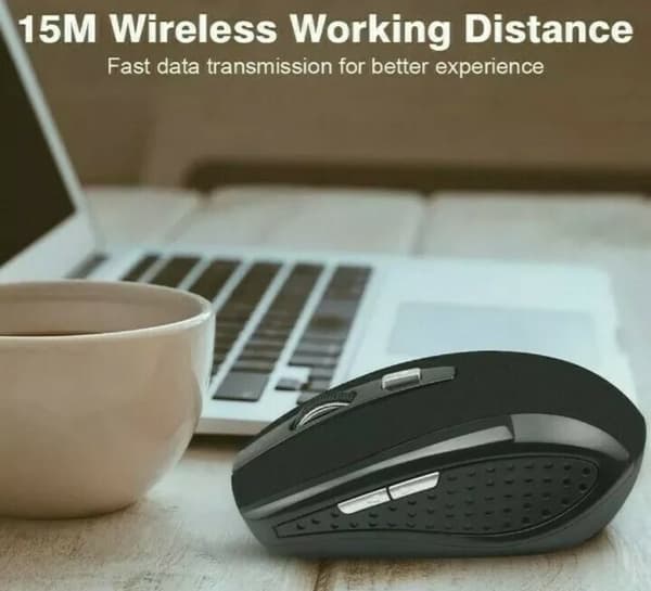 2-pack trådlös mus Bluetooth 2,4 GHz optisk för bärbara datorer