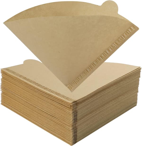 Koniskt kaffefilterpapper droppfilterpapper - 200 ark