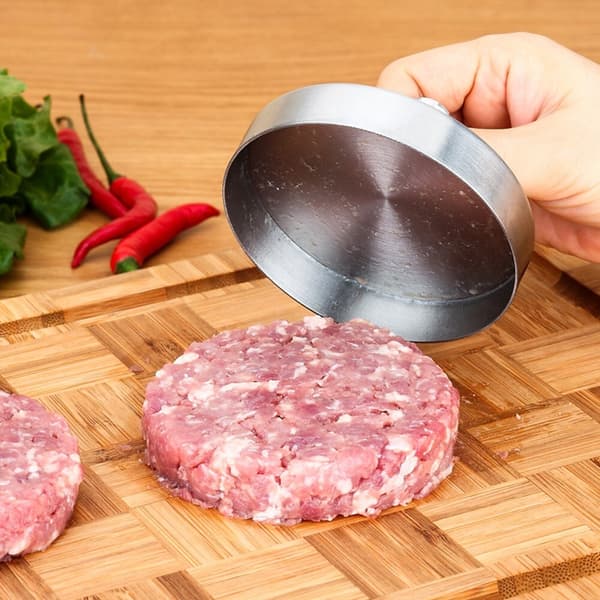 Bekväm Effektiv Rengöring Diskmaskinssäker Hamburgerpress