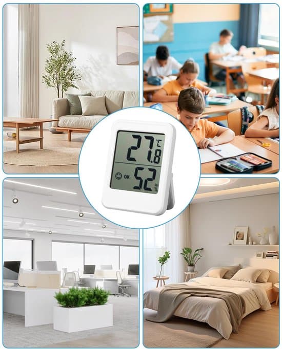 3-pack digital mini-termometer och hygrometer med komfortnivåindikator