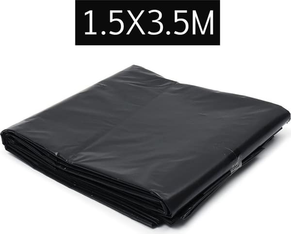 1,5x3,5m dammduk, material av högdensitetspolyeten, trädgårdsdamm