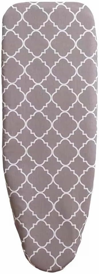 2-pack strykbrädeöverdrag, bomull, skållnings- och fläckavvisande, elastisk fåll, för hem, tvättstugor, sovsalar (100 * 34cm)