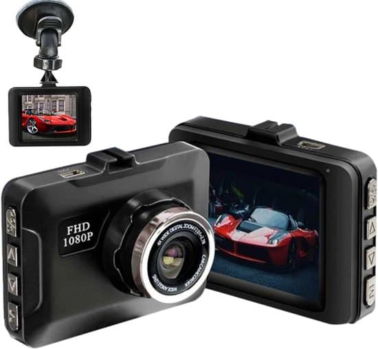 Bil DVR Dashcam 1080P Full HD Loopinspelning Rörelsedetektering Instrumentbräda Kamera för Bil