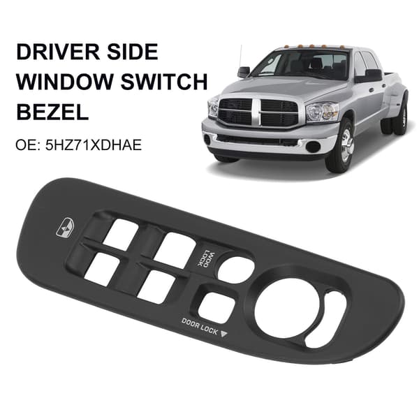 Lämplig för 2006-2008 Dodge Ram mittbrytarskydd, ABS-material, original fabriksmodell.