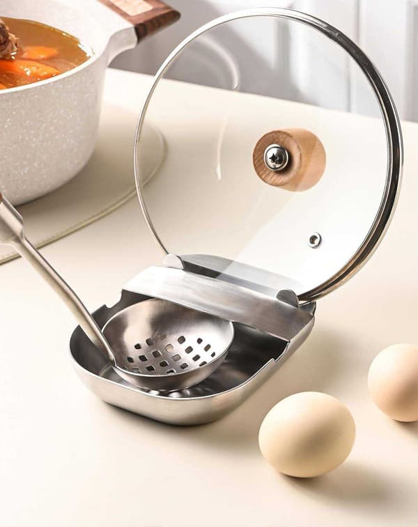 Skeholder i 304 rustfrit stål, selvstående skeholder
