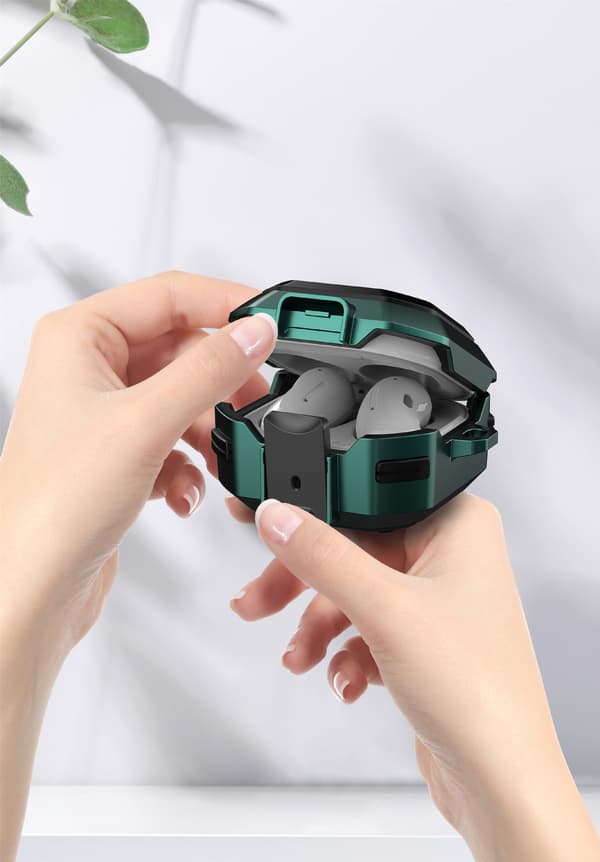 2-pak etui TPU PC karabinhage sort blå