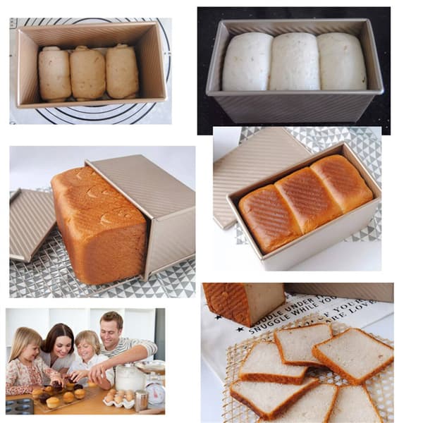 Non-Stick Toast Box Bröd Bakform Form Lock Kök