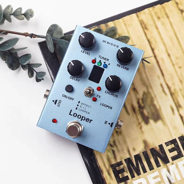 Pro gitarrutrustning, retroeffekt elgitarrpedal-analog delay
