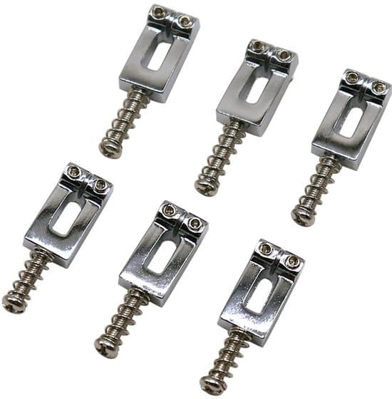10 mm moderna gitarrstallar i rostfritt stål för elgitarr, originalfärg (set om 6)