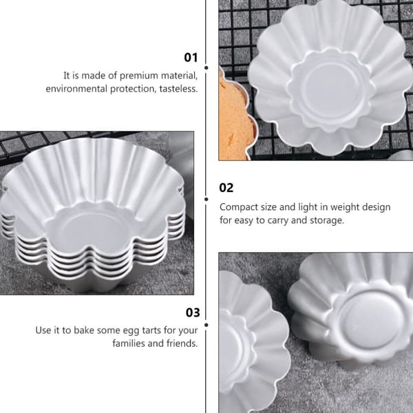 Stk Mini Cheesecakeforme Tærte Non-stick Bagning Æg