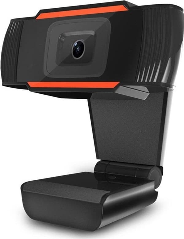 Webcam m/ mikrofon, stereo lyskorrektion, plug & play USB webcam, HD online, Velegnet til computere, laptops, Windows