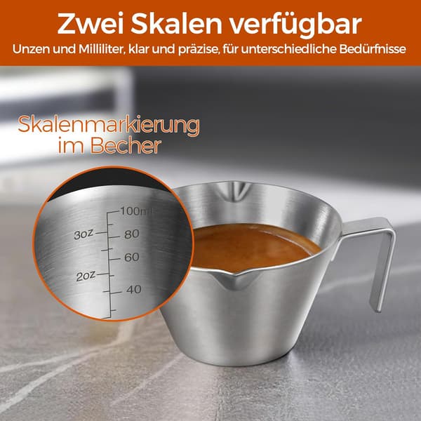 To 100 ml espressokopper med håndtag - hvid