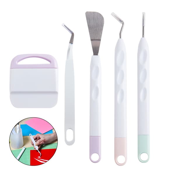 5-pack DIY silhuett-reliefsnideriverktyg
