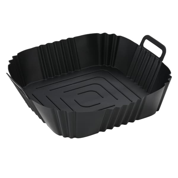Silikonbakform för Airfryer - Svart