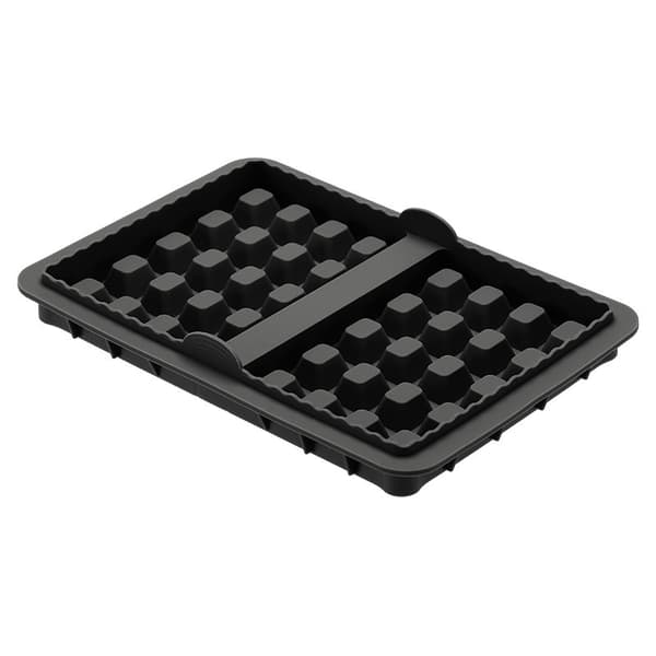 2-delt silikone vaffelform Ninja AF400 AF451 SL400 AF5 Airfryer - Sort