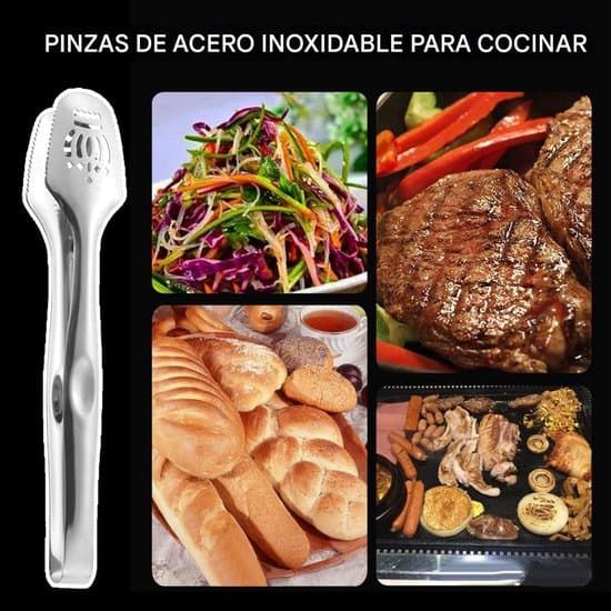30 cm rustfrit stål tang Pasta Salater Brød BBQ Professionelle Køkken Buffeter