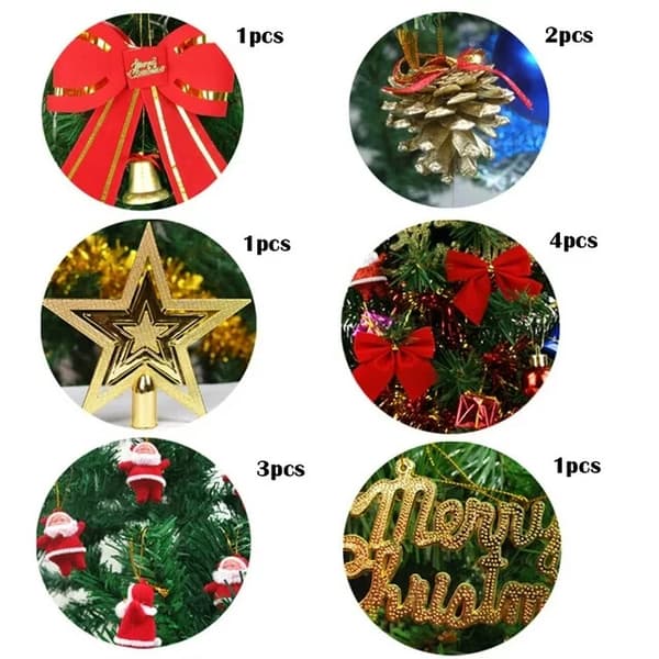 Mini bordsjulgransdekoration Hem Julklappar Festprydnader