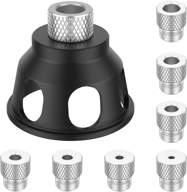 Vertikal borrsats med borrguide
