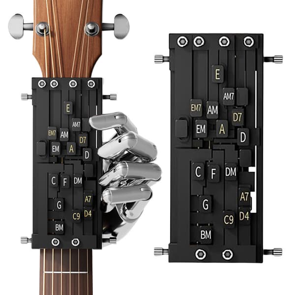 Gitarrackordpress | Gitarrackordtränare | Gitarrhjälpmedel för ackordträning | Akustisk gitarr ackordkonvertering träningsverktyg | Gitarr