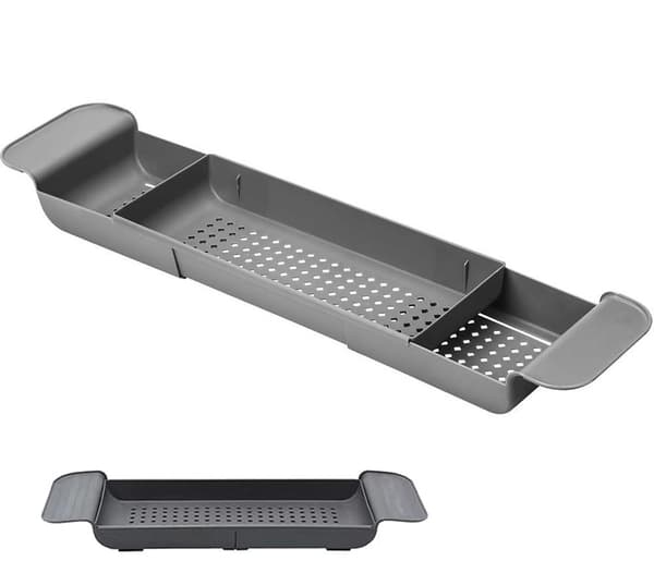 Badekarstativer, badekarshylder - vinglasholdere, badekarbakker, grå badekarshylder