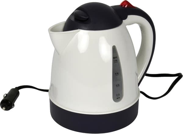 Vedenkeitin - 1 litra - 12V - Valkoinen