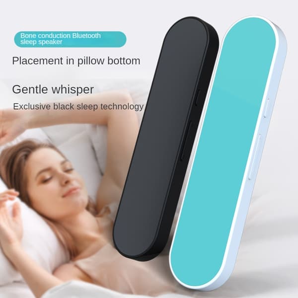 Pude Bluetooth-højttaler, White Noise Sleep Speaker Box, Forbedrer søvnkvaliteten - Blå