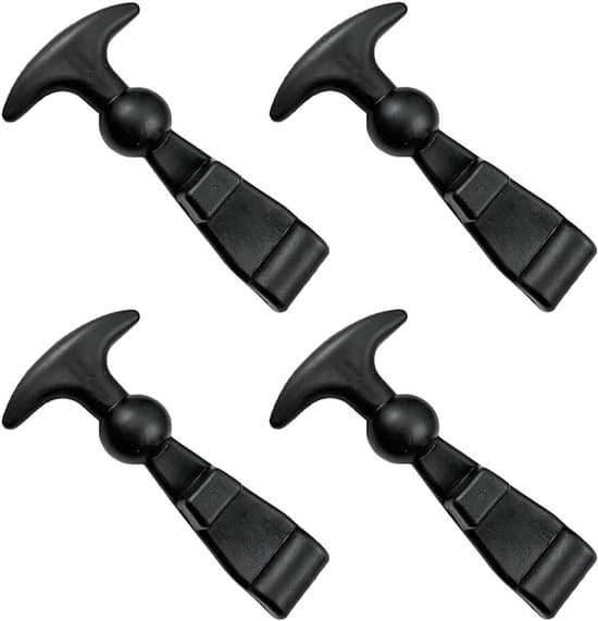 Elastiska huvhållarremmar - Huvfästen - Huvmontering - Gummihållarremmar - 4-pack