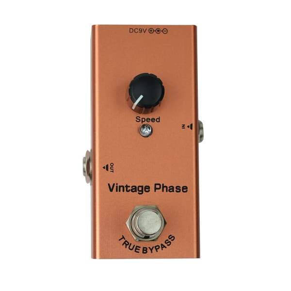 Pro gitarrutrustning, retroeffekt elgitarrpedal-fas