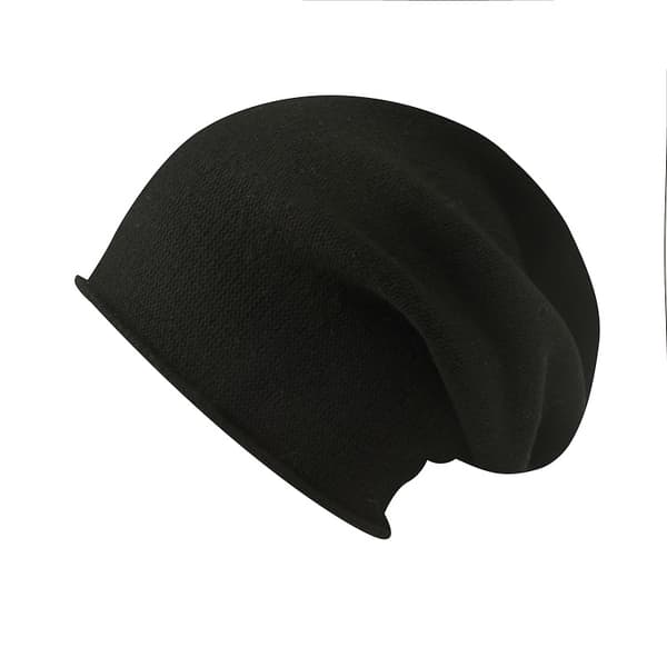 Stickad mössa i ull Unisex Dubbellager Vinter Ski