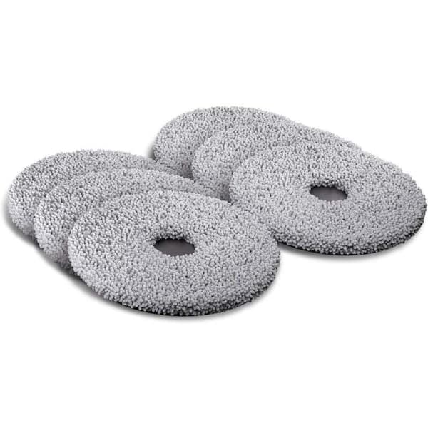 (6-pack) Ersättningsmoppdynor för Plus 505 Combo, kompatibla med Plus 505 Combo och Plus 405 Combo robotmoppar, mopptillbehör