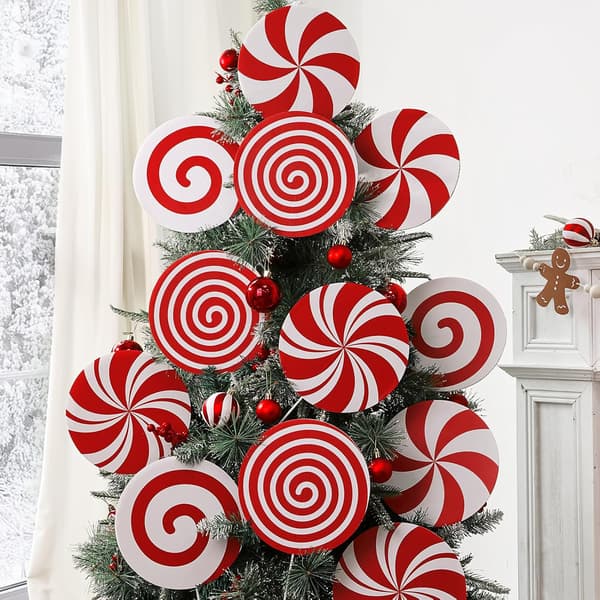 Söta julgransdekorationer - Röd 4-pack
