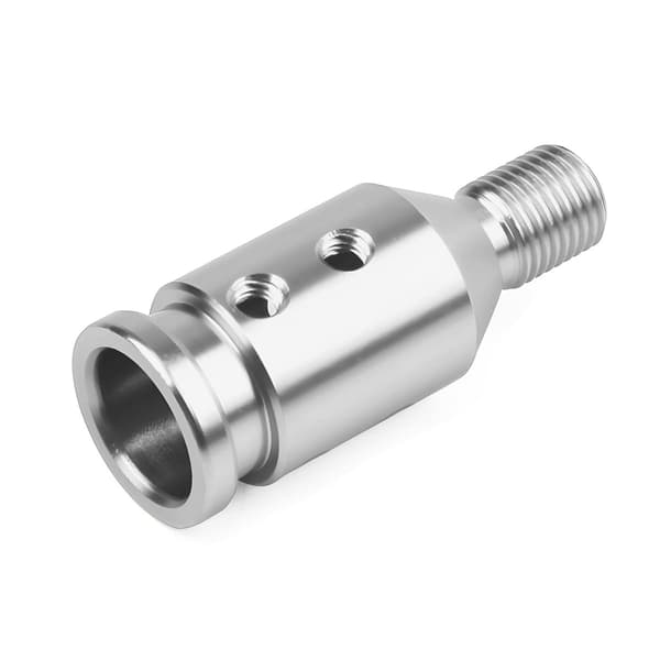 Universal gearknopadapter i aluminium til biltransmissioner (sølv)