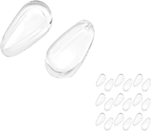 Näsdukar för glasögon, 10 par, transparenta