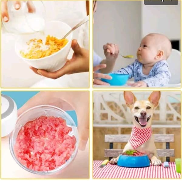 Elektrisk Mini Hvidløgshakker Foodprocessor