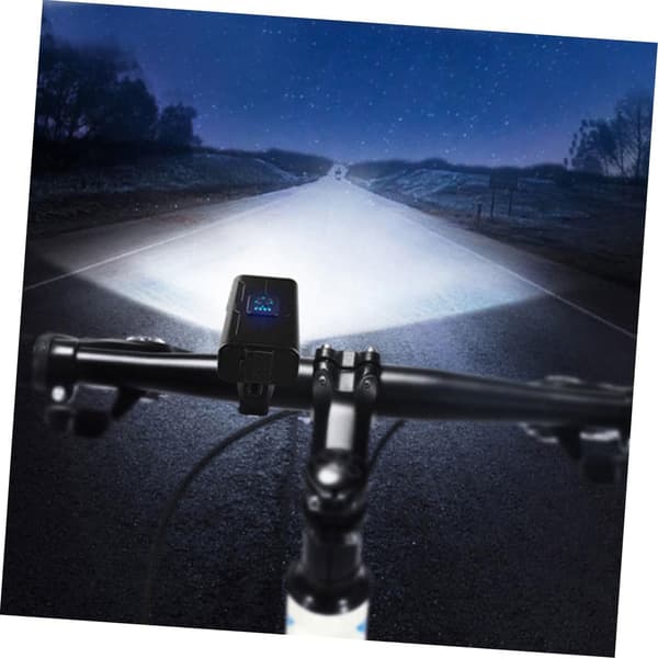 LED cykellygte, USB genopladelig, multi-mode front sikkerhedslys