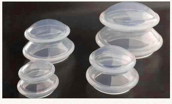 Helkroppsmassagekoppning, 4-pack (L-XS), vit