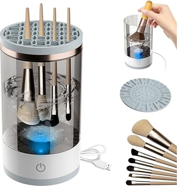 elektrisk makeupbørsterenser, makeupbørsterenser