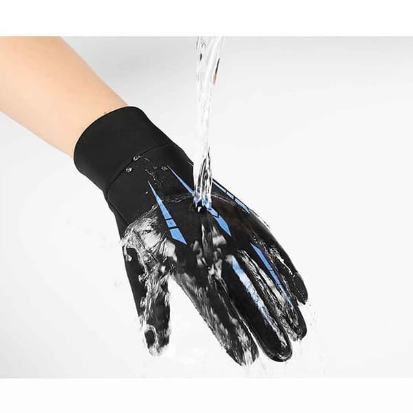 Cykelhandsker, termohandsker til mænd og kvinder, vinter touchscreen-handsker - grå