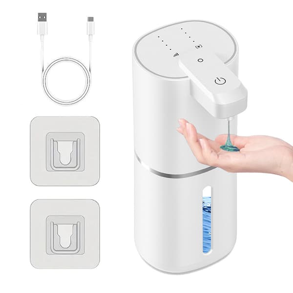 Automatisk Sensor Sæbedispenser Elektrisk Skum Pro Hvid Dryp