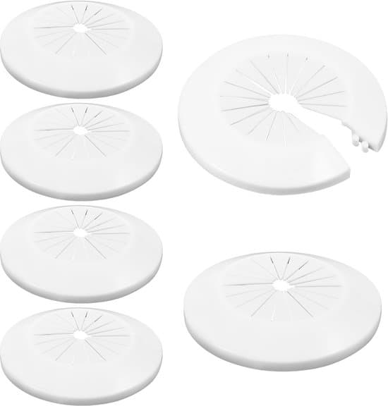 - Rörlock 6 delar - Vit - ABS-plast - Dekorativ
