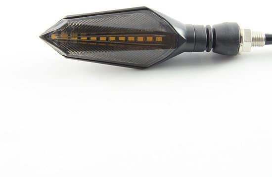 Motorcykel LED-blinkers - gul/blå