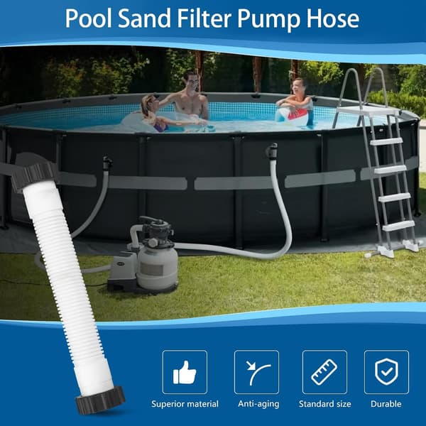 Universell 40 mm pool-sandfilter- och pumpbyteslang