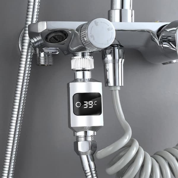 LED Digital Duschvattentermometer Temperaturdisplay i realtid
