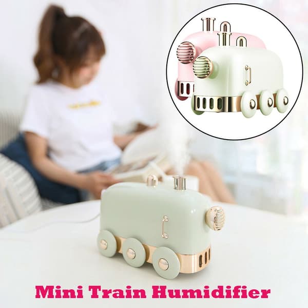 Mini Tog Luftfugter USB Luftdiffuser Aromaterapi Æterisk Olie 300ml Grøn