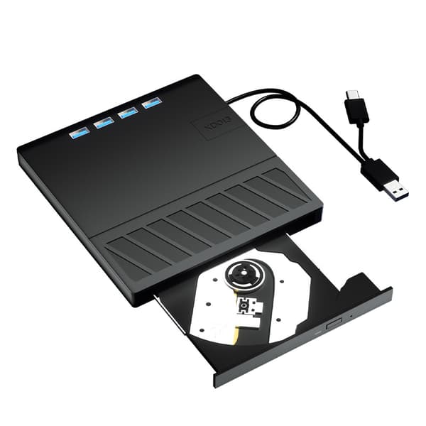 Extern Blu-Ray Optisk Enhet Slim Blu Ray Brännare CD DVD Brännare Bärbar Dator PC