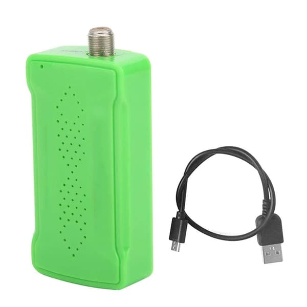 BT03 satellitsökare stöder Bluetooth, är kompatibel med Android och iOS och levereras med en USB-kabel.