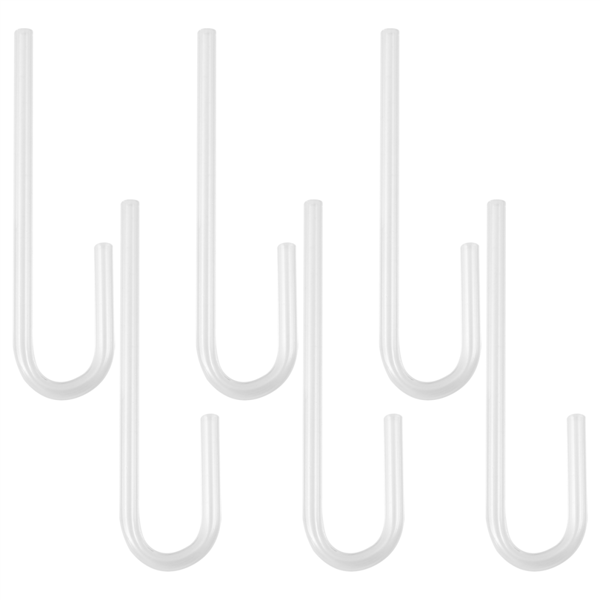 Et sæt med 6 akryl U-bøjninger, velegnet til akvarie CO2-systemer/diffusere.