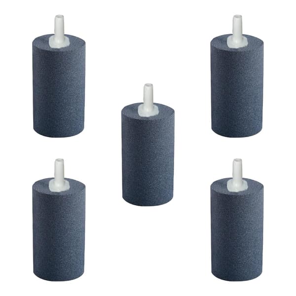 5-pack 30x47mm Cylindriska Bubbelstenar för Akvarier och Hydroponik