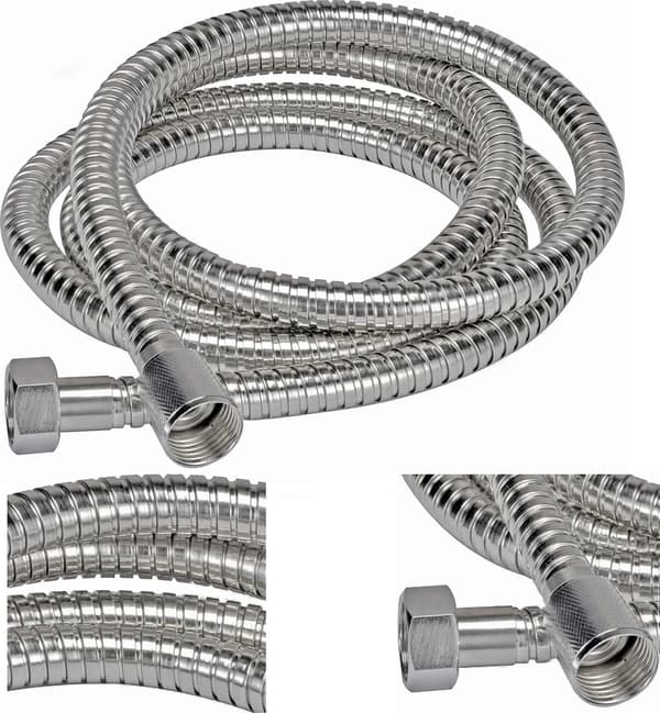 200 cm dubbelrullad duschslang